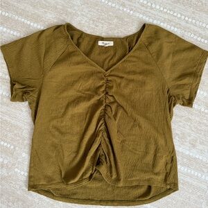 Madewell Olive Short Sleeve Tee